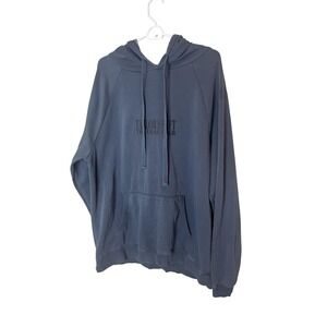 Taylor Swift The Eras Tour Hoodie Mens XL Blue Fleece‎ Lined Graphic Pullover